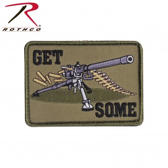 72208 Rothco Military Combat Army Morale Patches With Hook Back [Get Some] 