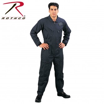 7423-3x Rothco Air Force Style Military Flight Suit Camo Coveralls[3XL,Navy Blue] 