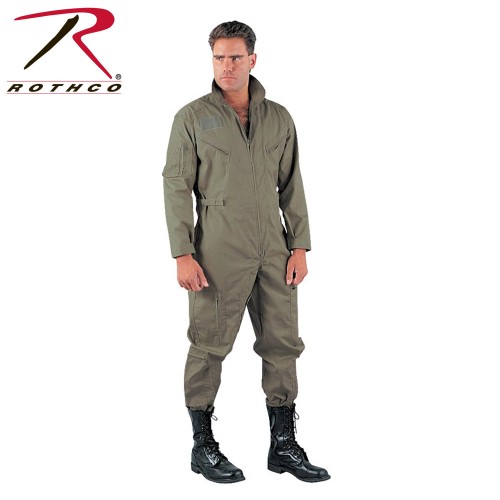 7509-2X Rothco Air Force Style Military Flight Suit Camo Coveralls[2XL,Khaki]