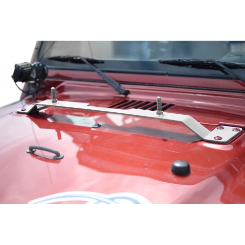 Cloud White High Lift Jack Hood Mount For Jeep Wrangler TJ 1997-2006 Steinjager J0048300