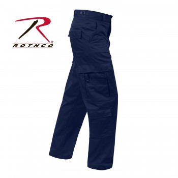 7821-L-Short Rothco 9 Pocket Tactical EMT & EMS Uniform Cargo Pants[Navy Blue,Large-Short] 