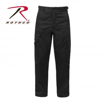 Rothco Emt Pant, Black/Long Length, Medium