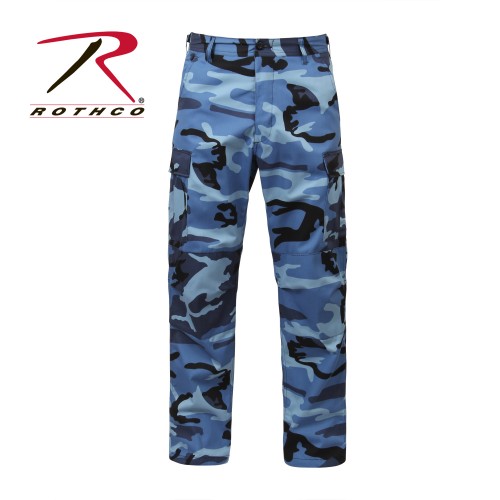 7882-S Rothco Military Combat Camouflage BDU Tactical Cargo Pants Uniform[Sky Blue Camo PANTS,Small]