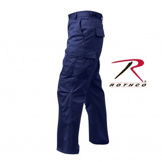 Rothco Military Fatigue Solid BDU Cargo Pants[Navy Blue,S] 7885-S 