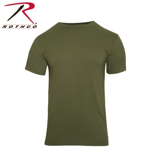 7907-2X Mens Olive Drab Solid 100% Cotton Plain Military T-Shirt Rothco 7979[2X-Large] 