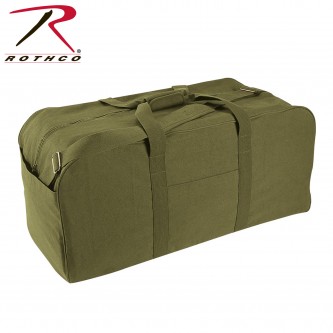 Rothco Jumob Canvas Water Resistant Military Cargo Duffle Bag[Olive Drab] 8135 