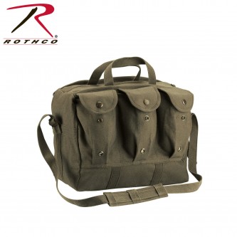 8158-OD Rothco Heavyweight Canvas Military Medics Bag MAG Bag Medical Equipment Bag[Olive Drab] 