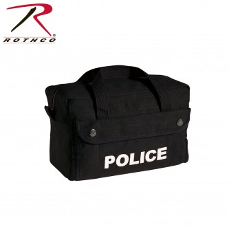  Rothco 8185 Brand New Black POLICE Tactical Style Equipment Bag 