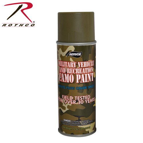 8223 Camouflage Digital Pattern Military Spray Paint Can 12 Oz. Rothco[Olive Drab] 