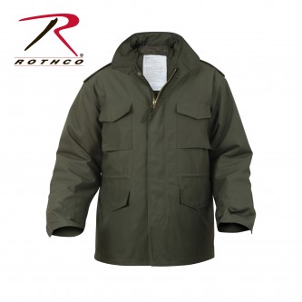Rothco 8238 Olive Drab Size Large Military Style M-65 Field Jacket With Liner
