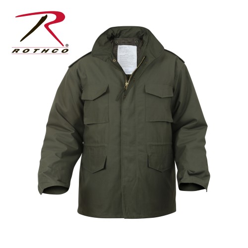 Rothco 8238 Olive Drab Size Medium Military Style M-65 Field Jacket With Liner