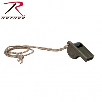 8300 Rothco Olive Drab G.I. Style Police Whistle 