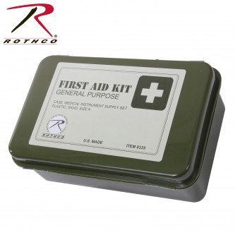 Olive Drab Waterproof General Purpose Military First Aid Kit