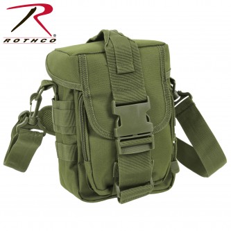8374 Rothco Military Flexipack MOLLE Tactical Shoulder Bag[Olive Drab] 
