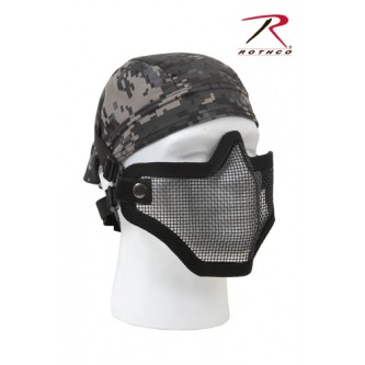 847 Rothco Bravo Tactical Gear Strike Steel Black Airsoft Half Face Mask