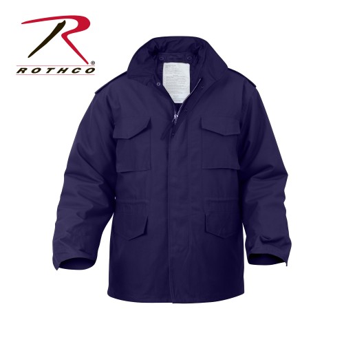 Rothco 8527 Navy Blue Size Medium Military M-65 Field Jacket With Liner