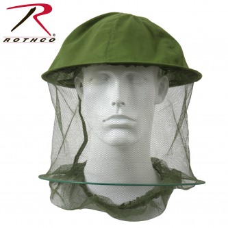 8533 Rothco Olive Drab GI Style Military Insect Head Net Mosquito Hoop 
