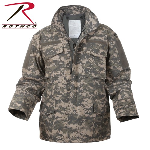 Rothco 8540 ACU Digital Camouflage Size X-Large Military M-65 Field Jacket With Liner