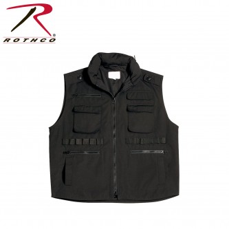 8557-XL Kids Black Ranger Vest With Hood 8557 Rothco[XL]