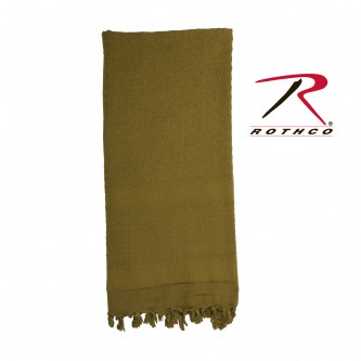 Rothco 8637 Solid Color Shemagh Lightweight Arab Tactical Desert Scarf[Black]