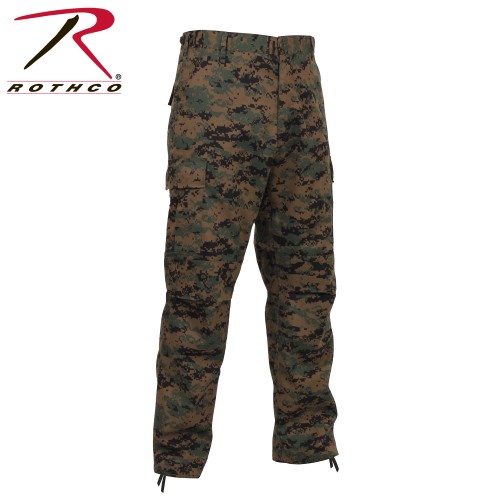 8775-S-Long BDU Cargo Pants Camouflage Tactical Military Combat Uniform Rothco[Woodland Digital Camo
