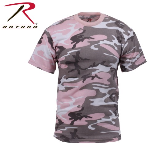Rothco 8681-m Women's Subdued Pink Camouflage T-Shirt[Medium]