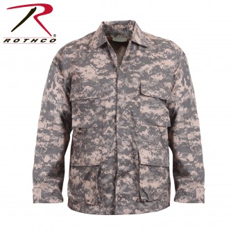 8695-XS Rothco Military Combat Camouflage BDU Tactical Cargo Pants Uniform[ACU Digital Camo SHIRT,X-