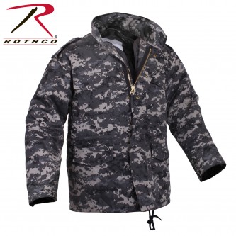 8718-2X M-65 Camo Field Jacket Military Coat With Liner Rothco[Subdued Urban Digital,2X-Large]