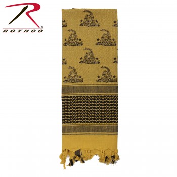 88528 Rothco Gadsden Snake Military Shemagh Arab Tactical Desert Scarf[Desert Sand] 