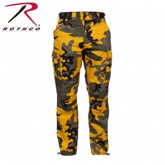 8875-XS Stinger Yellow Camo Military Cargo Fatigue BDU Pants Polyester/Cot Rothco 8875[X-Small] 