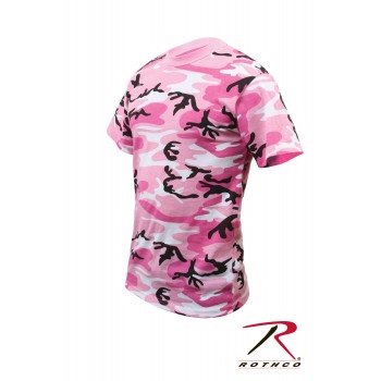 6736-M Rothco Military Camouflage KIDS Short Sleeve Camo T-Shirt[M,Pink Camo] 
