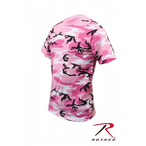 6736-xs Rothco Military Camouflage KIDS Short Sleeve Camo T-Shirt[XS,Pink Camo] 