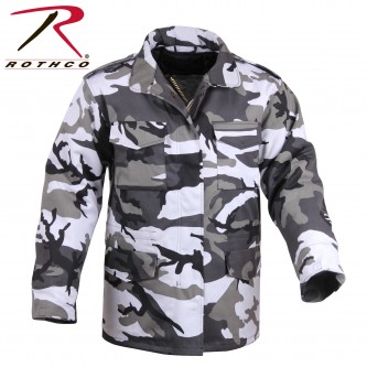 8934-3X M-65 Camo Field Jacket Military Coat With Liner Rothco[City Camo,3X-Large] 