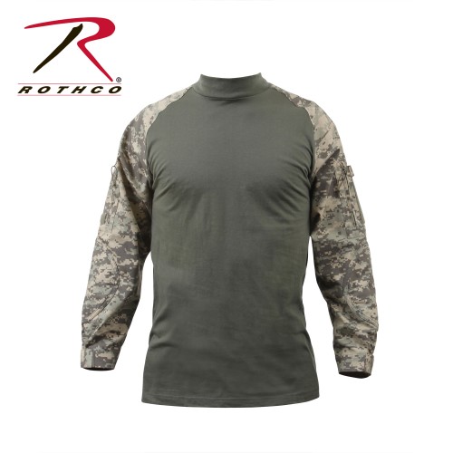 90002-3x Rothco Military Heat Resistant Combat Tactical Combat Long Sleeve Shirt[ACU Digital Camo,3X