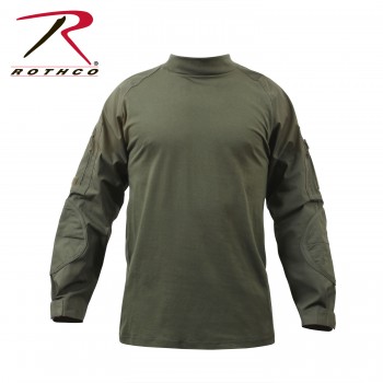 Rothco Military Heat Resistant Combat Tactical Combat Long Sleeve Shirt[Olive Drab,3X-Large]