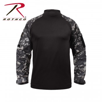 90117-3X Rothco Military Heat Resistant Combat Tactical Combat Long Sleeve Shirt[Subdued Urban Digit