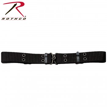 Rothco 9036-Blk Military Mini Pistol Belt w/ Metal Buckle (50