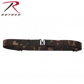 Rothco 9037-camo Military Mini Pistol Belt w/ Metal Buckle (50
