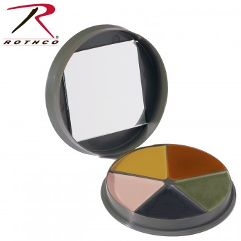 9205 G.I. Type 5 Color Camo Face Paint Compact 