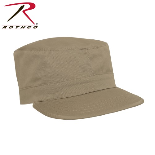 Rothco Camouflage Military Fatigue Patrol Camo Hat[Khaki,XL]