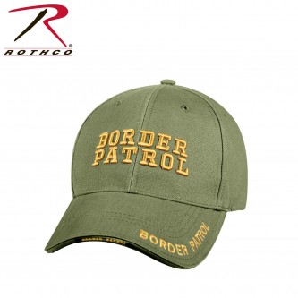 9368 Rothco Deluxe Border Patrol Low Profile Cap - Olive Drab 