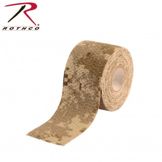 9413 McNett Camouflage Form Tape Self Clinging Military Wrap MADE IN THE USA[Desert Digital Camo] 