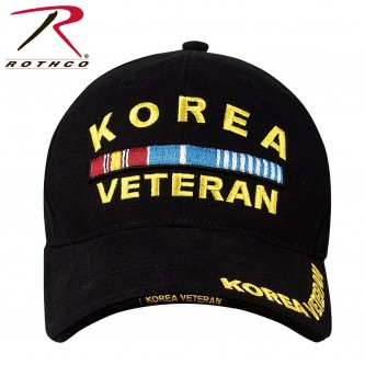 9421 Rothco Deluxe Korea Veteran Low Profile Insignia Cap - 100% Cotton 