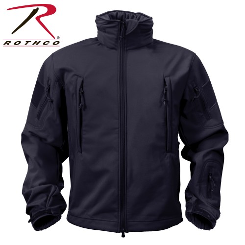 9511 Rothco Midnite Blue Special Ops Soft Shell Waterproof Tactical Jacket Size Medium