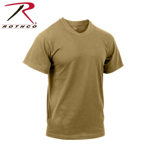 9574-L Camouflage Tactical Military Quick Drying Moisture Wicking T-Shirt Rothco[Brown,Large] 