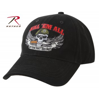 9599 Rothco Deluxe Kill 'Em All Low Profile Cap 
