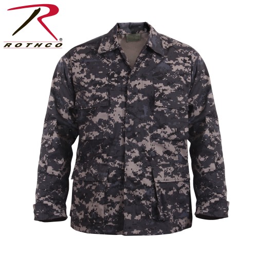 Rothco Military Combat Camouflage BDU Tactical Cargo Pants Uniform[Subdued Urban Digital Camo SHIRT,