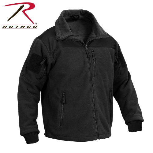 96670-M Rothco Special Ops Front Zip Tactical Fleece Jacket 96670 96680[Medium,Black] 
