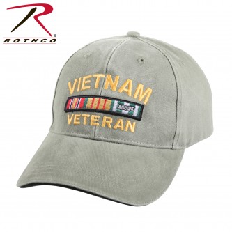 Rothco Vintage Vietnam Vet Low Profile Cap, Olive Drab