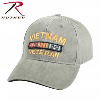 Rothco Vintage Vietnam Vet Low Profile Cap, Olive Drab